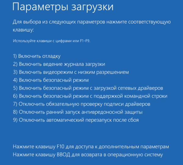 Установка неподписанных драйверов в Windows 10